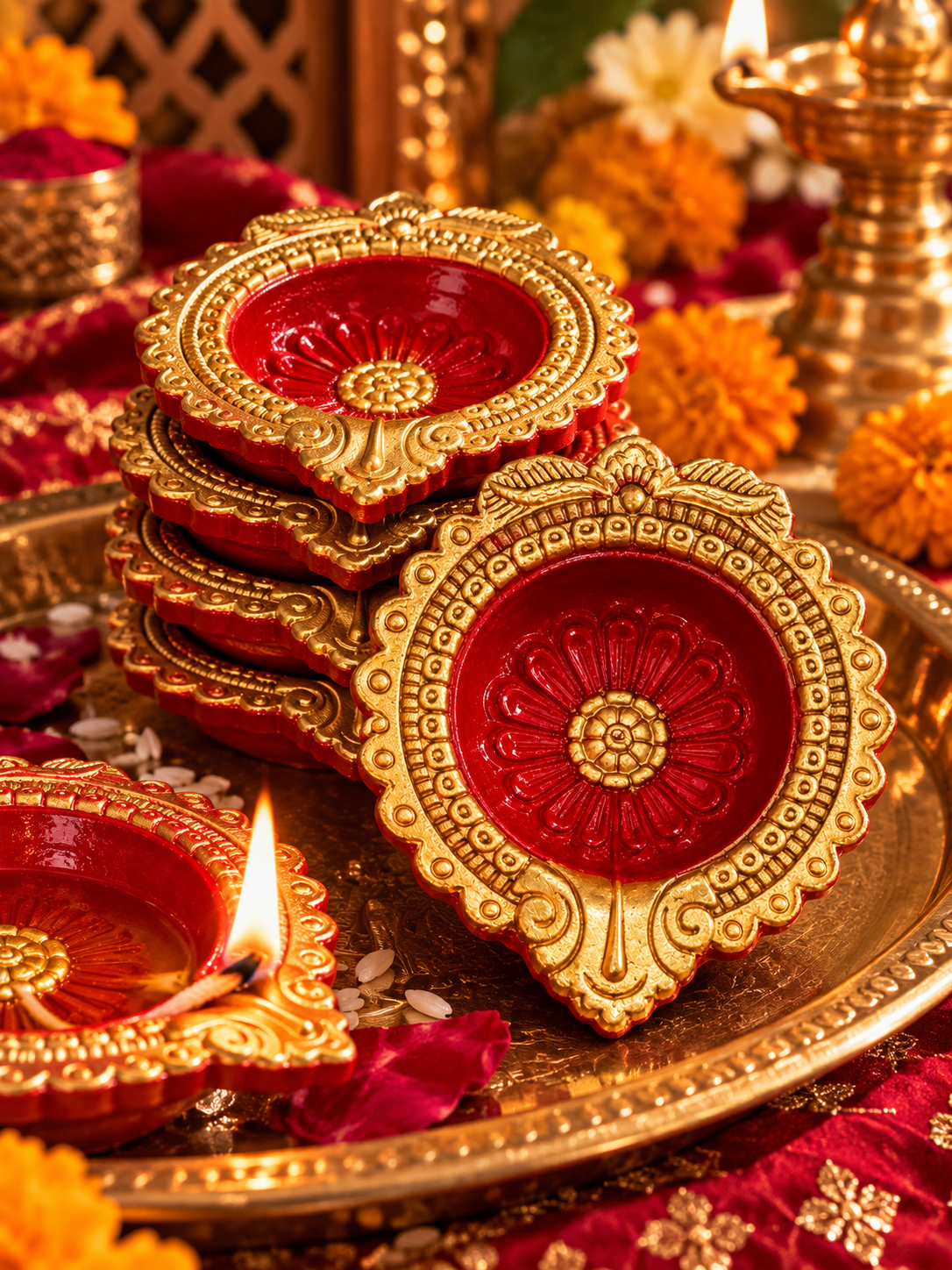 Fancy Decorative Mitti Deepak